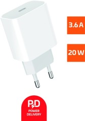 Сетевое З/У GoPower GPPD06 Type-C 20W PD3.0 белый GoPower GPPD06 Type-C 20W PD3.0 белый
