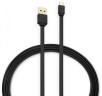 Кабель Buro BHP MICROUSB 1M FLAT USB (m)-micro USB (m) 1м черный плоский