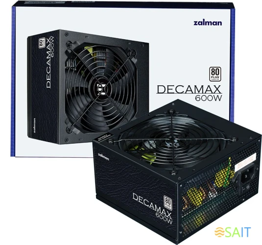 Блок питания Zalman ATX 600W ZM600-LX3 80+ (20+4pin) APFC 120mm fan 5xSATA RTL