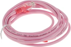 Патч-корд Premier PP12-2M/RO 1000Гбит/с UTP 4 пары cat.5E CCA molded 2м розовый RJ-45 (m)-RJ-45 (m)