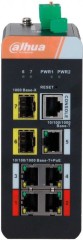Коммутатор Dahua DH-IS4207-4GT-120 (L2) 2SFP 4PoE 120W управляемый