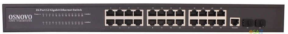 Коммутатор Osnovo SW-72402/L2 (L2) 2SFP управляемый