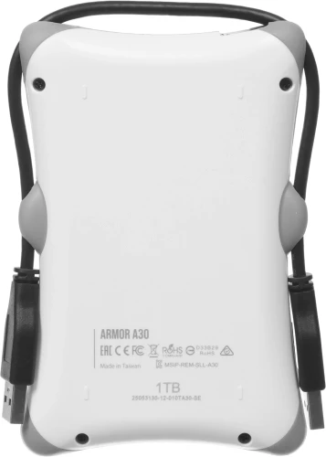 Жесткий диск Silicon Power USB3.0 1TB SP010TBPHDA30S3W A30 SP010TBPHDA30S3W Armor 2.5" белый