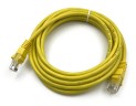 Патч-корд Buro UTP-5E-3M-Y UTP 4 пары cat.5E CCA molded 3м желтый RJ-45 (m)-RJ-45 (m)
