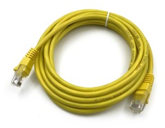 Патч-корд Buro UTP-5E-3M-Y UTP 4 пары cat.5E CCA molded 3м желтый RJ-45 (m)-RJ-45 (m)