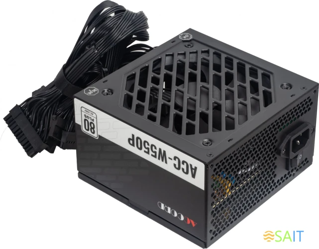 Блок питания Accord ATX 550W ACC-W550P 80+ white (20+4pin) 120mm fan 6xSATA RTL