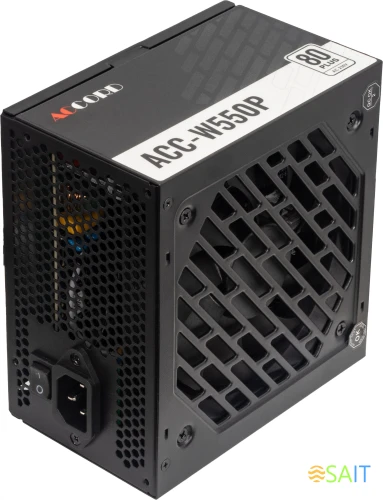 Блок питания Accord ATX 550W ACC-W550P 80+ white (20+4pin) 120mm fan 6xSATA RTL