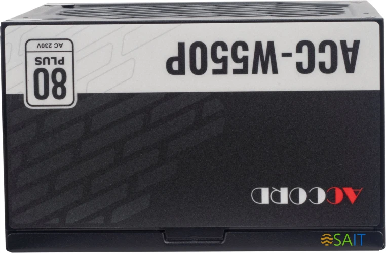 Блок питания Accord ATX 550W ACC-W550P 80+ white (20+4pin) 120mm fan 6xSATA RTL