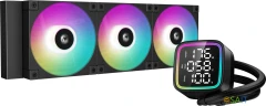 Система водяного охлаждения Deepcool LD360 ARGB Soc-AM5/AM4/1200/1700/1851 черный 4-pin 38.71dB Al LCD 1786gr Ret (R-LD360-BKDMMN-G-1)