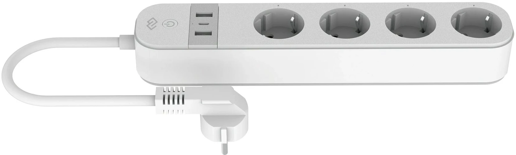 Умная розетка Digma DiPlug Strip 55 EU Wi-Fi белый (DPS554S)