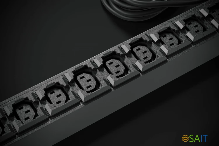 Блок распределения питания Ippon Meter 0U 1546800 верт.размещ. 16xC13 с мониторингом 16A EN 60320 С20