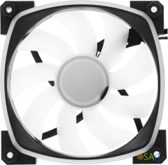 Вентилятор для корпуса Accord ACC-U12 ARGB 120х120x25 черный 4-pin 27дБ (ACC-U12 ARGB BLACK) brown box