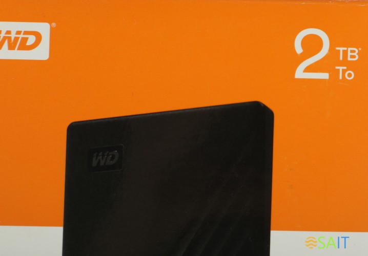 Жесткий диск WD USB3.2 Gen1 2TB WDBYVG0020BBK-WESN My Passport 2.5" черный