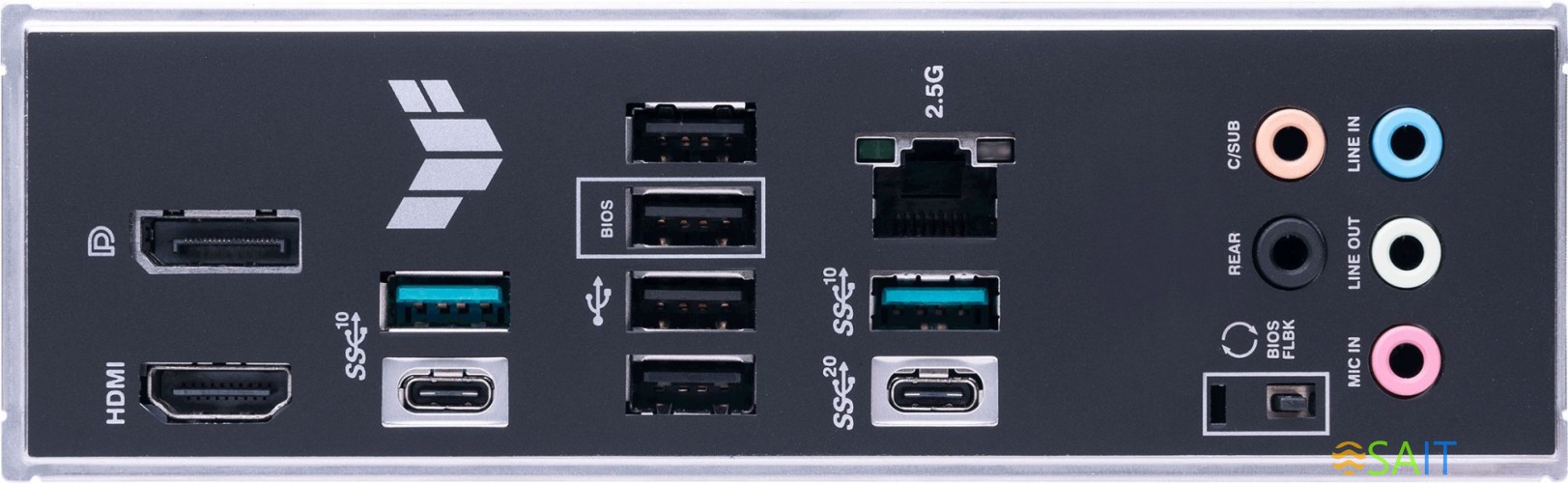 Материнская плата Asus TUF GAMING B650-PLUS SocketAM5 AMD B650 4xDDR5 ATX AC`97 8ch(7.1) 2.5Gg RAID+HDMI+DP