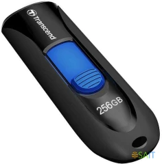 Флеш Диск Transcend 256Gb Jetflash 790 TS256GJF790K USB3.0 черный/синий