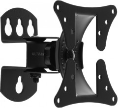 Кронштейн для телевизора Ultramounts UM857 черный 12"-27" макс.30кг настенный поворот и наклон