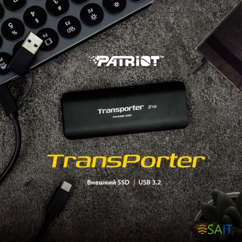 Накопитель SSD Patriot USB-C 4TB PTP4TBPEC Transporter 2.5" черный