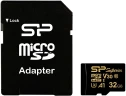 Флеш карта microSDHC 32GB Silicon Power SP032GBSTHDV3V1GSP + adapter
