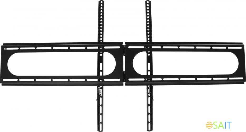 Кронштейн для телевизора Hama 00220843 черный 37"-120" макс.100кг настенный фиксированный