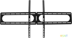 Кронштейн для телевизора Hama 00220843 черный 37"-120" макс.100кг настенный фиксированный