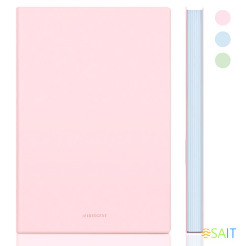 Блокнот Deli 22283LT-PINK 210х143мм искусст. кожа 96л светло-розовый