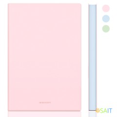 Блокнот Deli 22283LT-PINK 210х143мм искусст. кожа 96л светло-розовый