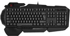 Клавиатура A4Tech Bloody B310N черный USB Multimedia for gamer LED (подставка для запястий) (B310N)
