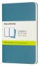 Блокнот Moleskine CAHIER JOURNAL CH013B44 Pocket 90x140мм обложка картон 64стр. нелинованный голубой (3шт)