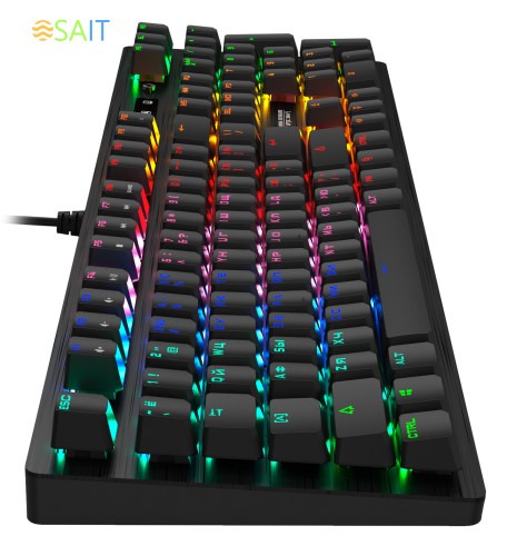 Клавиатура A4Tech Bloody B820R Blue S механическая черный USB for gamer LED (B820R BLACK (BLUE SWITCH))