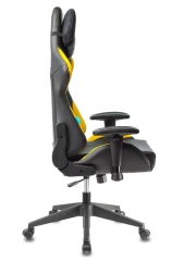 Кресло игровое Zombie VIKING 5 AERO черный/желтый эко.кожа с подголов. крестов. пластик