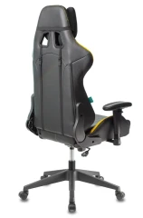 Кресло игровое Zombie VIKING 5 AERO черный/желтый эко.кожа с подголов. крестов. пластик
