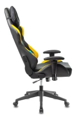Кресло игровое Zombie VIKING 5 AERO черный/желтый эко.кожа с подголов. крестов. пластик