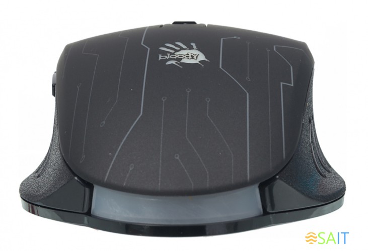 Мышь A4Tech Bloody Q82 черный/рисунок оптическая 6200dpi USB3.0 8but