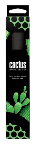 Коврик для мыши Cactus Black Mesh черный 250x200x3мм (CS-MP-D02S)