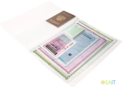 Папка Silwerhof Fabric для семейных документов (на 4компл.) 230x310мм