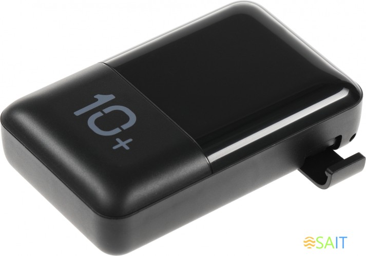 Мобильный аккумулятор TFN Power Stand 10 10000mAh PD 10.5W 2.1A 2xUSB-A/USB-C черный (TFN-PB-255-BK)