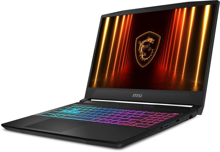 Ноутбук MSI Katana 15 HX B14WFK-617XRU Core i7 14650HX 16Gb SSD1Tb NVIDIA GeForce RTX 5060 8Gb 15.6" IPS FHD (1920x1080) FreeDOS black WiFi BT Cam (9S7-1587C1-617)