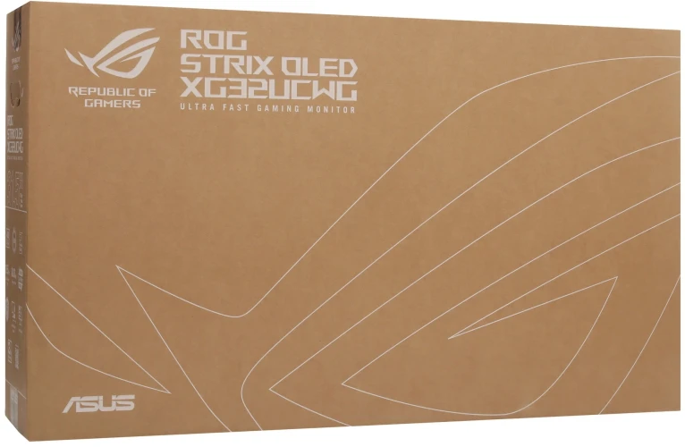 Монитор Asus 31.5" ROG Strix XG32UCWG черный OLED LED 0.03ms 16:9 HDMI матовая HAS 1300cd 178гр/178гр 3840x2160 165Hz DP 4K USB 7.3кг