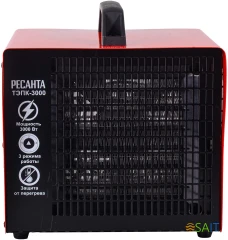 Тепловая пушка электрическая Ресанта ТЭПК-3000 3000Вт красный/черный