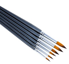 Набор кистей Deli 73892 Nuevo круг. дерев.лакир.ручка