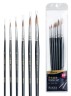 Набор кистей Deli 73892 Nuevo круг. дерев.лакир.ручка