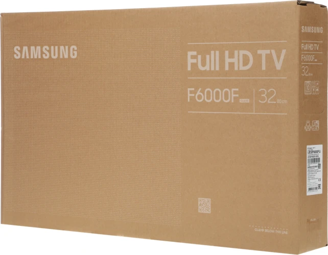 Телевизор LED Samsung 32" UE32F6000FUXRU черный FULL HD 60Hz DVB-T2 DVB-C DVB-S2 USB WiFi Smart TV