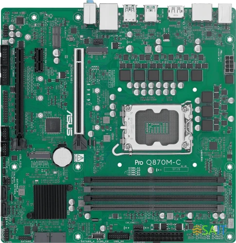 Материнская плата Asus PRO Q870M-C-CSM Soc-1851 Intel Q870 4xDDR5 mATX AC`97 8ch(7.1) GbLAN RAID+HDMI+DP