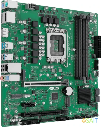 Материнская плата Asus PRO Q870M-C-CSM Soc-1851 Intel Q870 4xDDR5 mATX AC`97 8ch(7.1) GbLAN RAID+HDMI+DP