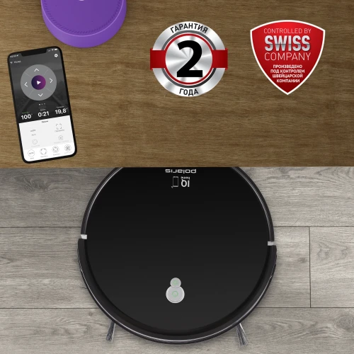 Пылесос-робот Polaris PVCR G2 0926W 30Вт черный