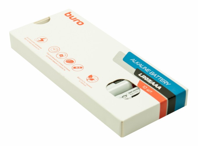 Батарея Buro Alkaline LR03 AAA (10шт) коробка
