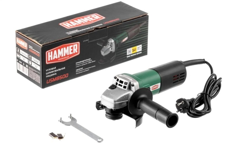 Углошлифовальная машина Hammer 839603