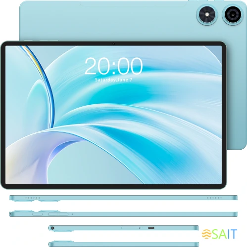 Планшет Teclast P50 Premium Set T606 (1.6) 8C RAM8Gb ROM128Gb 10.92" IPS 1280x800 4G Android 15 голубой 8Mpix 5Mpix BT WiFi microSD 1Tb 7000mAh 12hr