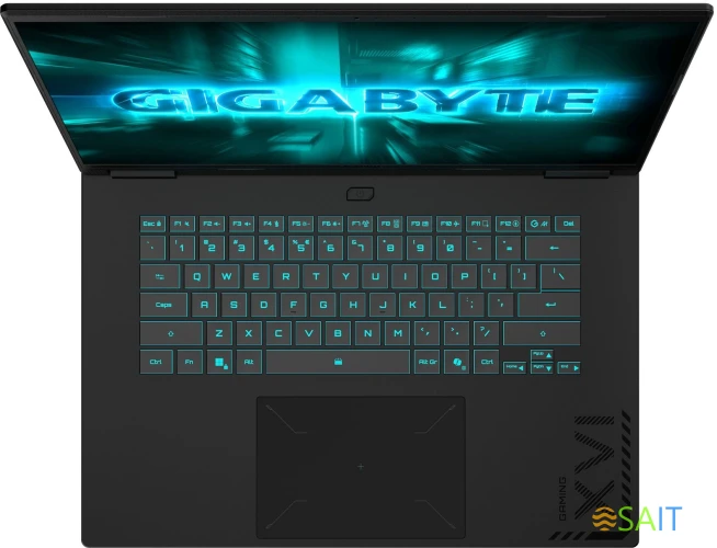 Ноутбук Gigabyte GAMING A16 GA63H Ryzen 7 260 16Gb SSD512Gb NVIDIA GeForce RTX5050 8Gb 16" IPS FHD+ (1920x1200) FreeDOS black WiFi BT Cam (3THK3KZ893SD)