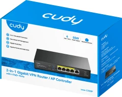 Контроллер Cudy C200P 10/100/1000BASE-TX черный
